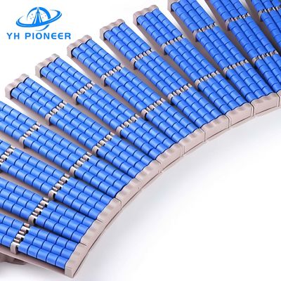 ভালো দাম ইস্পাত কনভেয়র বল চেইন প্লেট পিপি পিই পিওএম মডুলার বেল্ট সহ মসৃণ পরিবহনের জন্য অনলাইন