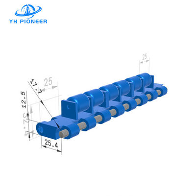 ভালো দাম নমনীয় এবং নির্ভরযোগ্য উপাদান পরিবহন জন্য রোলার সঙ্গে নমনীয় POM মডুলার বেল্ট অনলাইন