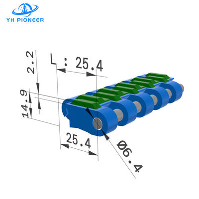 ভালো দাম কম গোলমাল এবং শক শোষণকারী পরিবহনের জন্য রাবার পৃষ্ঠ সহ টেকসই পিপি মডুলার বেল্ট অনলাইন