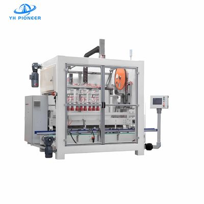 ভালো দাম কার্যকর বোতল কার্টন প্যাকিং মেশিন 21-28 কার্টন / মিনিট গতি এবং 4.5KW শক্তি নির্ভরযোগ্য প্যাকেজিং জন্য অনলাইন