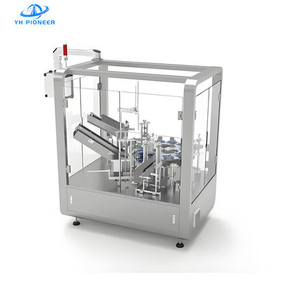 ভালো দাম রোটারি বক্স কার্টনিং মেশিন 12 ওয়ার্ক-স্টেশন এবং 260L / মিনিট বায়ু খরচ সহজে রক্ষণাবেক্ষণের জন্য অনলাইন