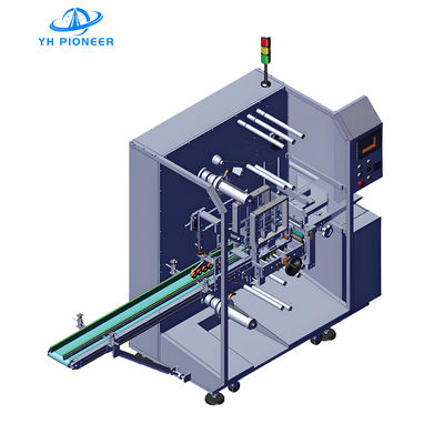 ভালো দাম উচ্চ দক্ষতার স্বয়ংক্রিয় ফল প্যাকিং সমাধান সহ ফলের ক্যান কেস প্যাকার মেশিন অনলাইন