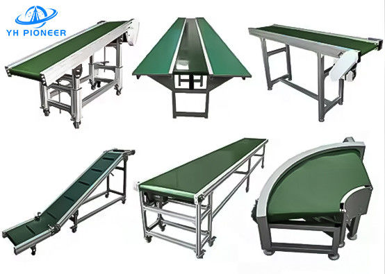 উচ্চ তাপমাত্রা প্রতিরোধী ব্যাগ কনভেয়র সিস্টেম পিএলসি নিয়ন্ত্রণ নিয়মিত গতি