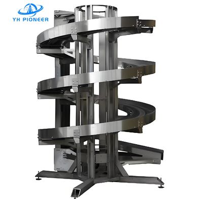 কম গোলমাল কার্বন ইস্পাত স্পিরাল লিফটিং কনভেয়র 200-2000kg লোডিং ক্ষমতা সঙ্গে