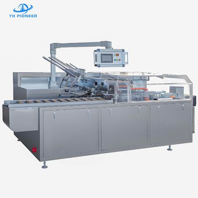 স্যানিটারি প্যাকেজিং সমাধানের জন্য অ্যালুমিনিয়াম ফ্রেম এবং জৈব গ্লাস গার্ড সহ টেকসই স্টেইনলেস স্টিল বক্স কেস প্যাকার